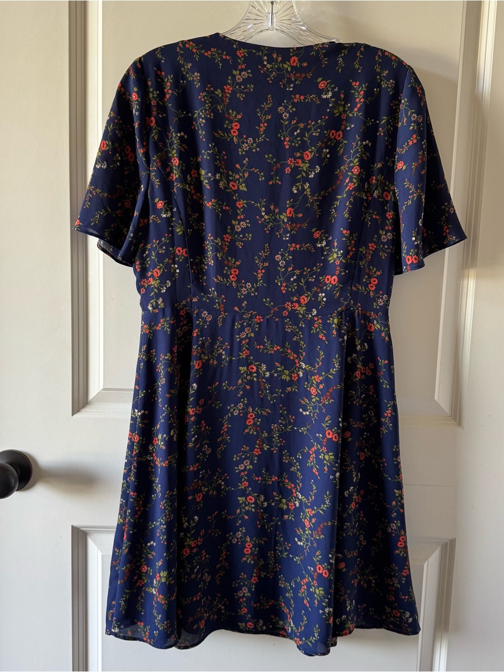 MADEWELL Amaranth Floral Wrap Dress - Picture 4 of 12
